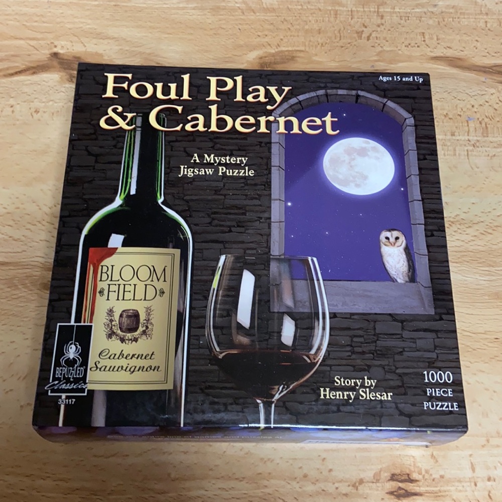 Mystery Jigsaw Puzzle - Foul Play & Cabernet